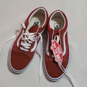 🔴Vans orange shoes🔴